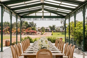 a table set for a dinner party