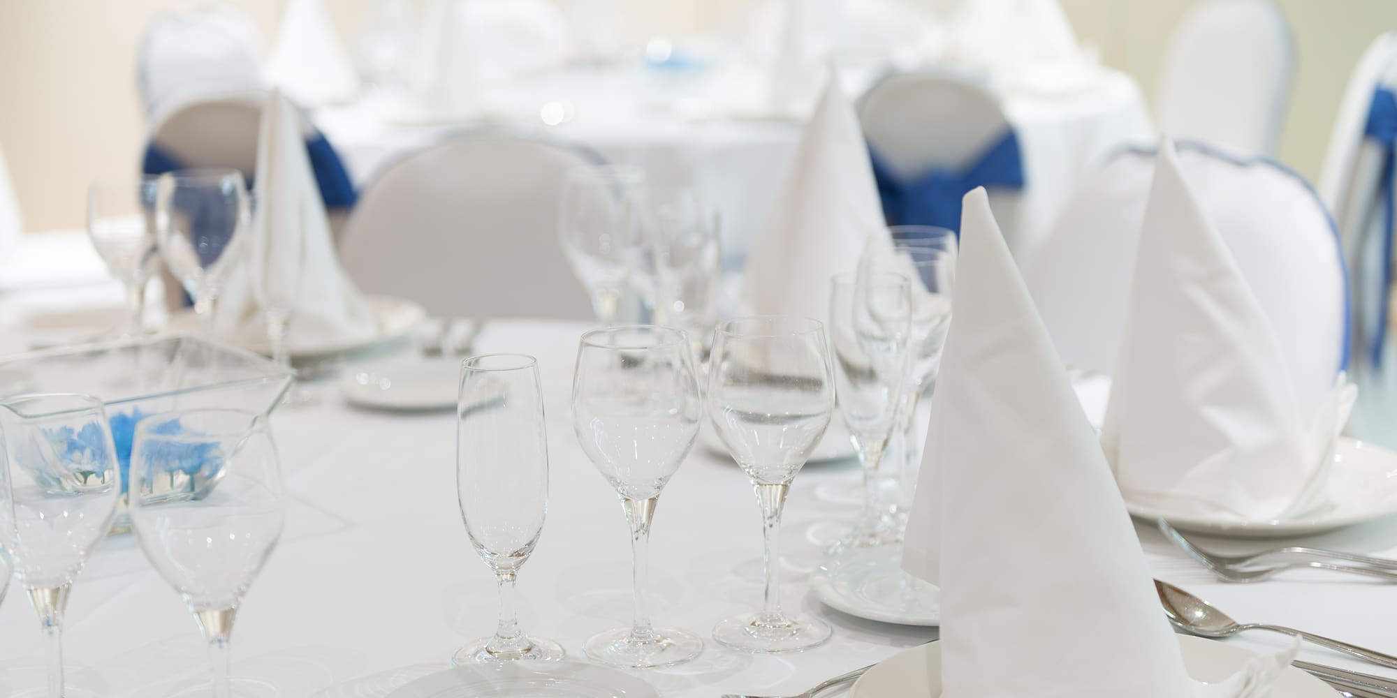 a table set for a party