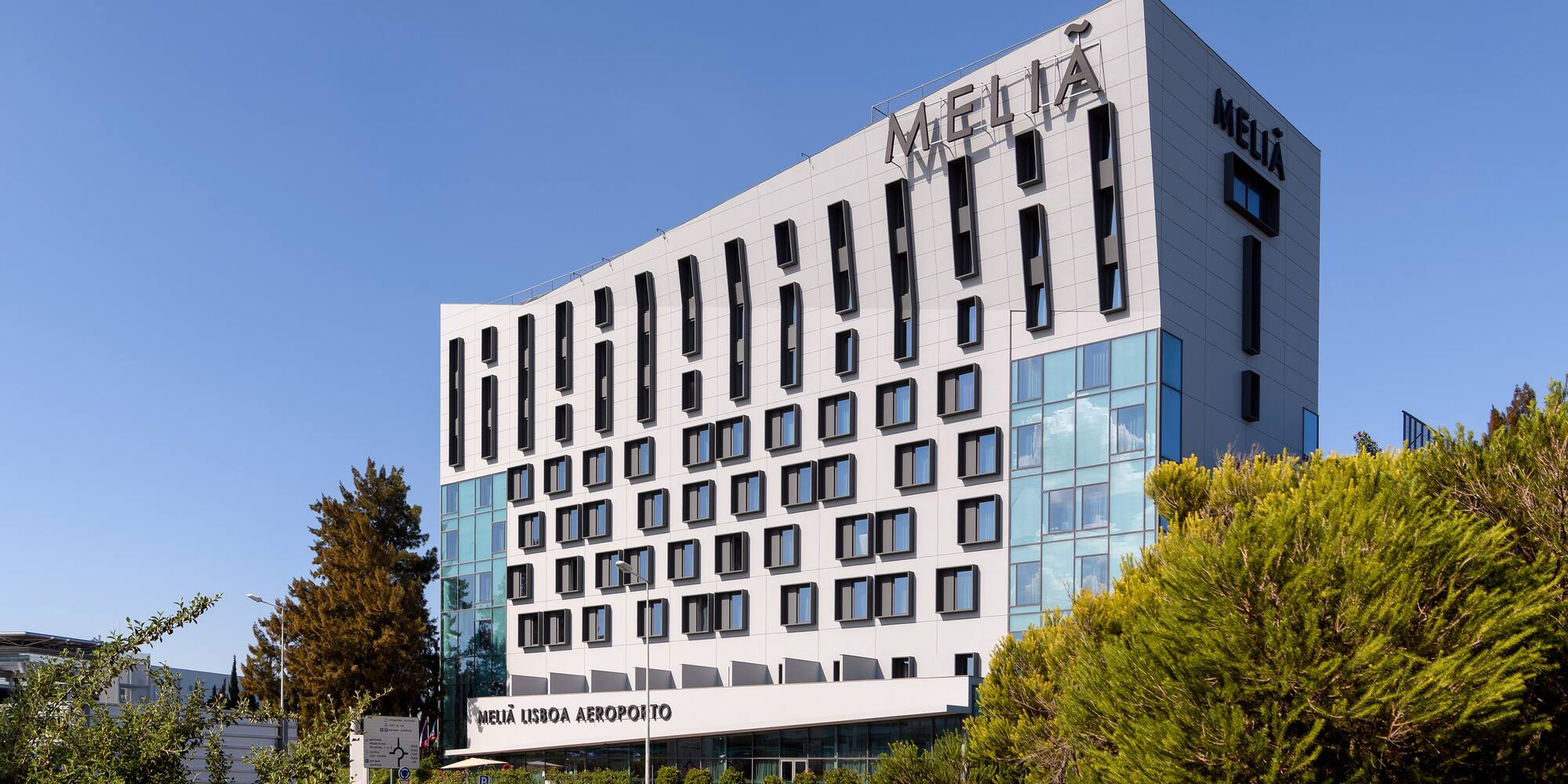 a building with many windows