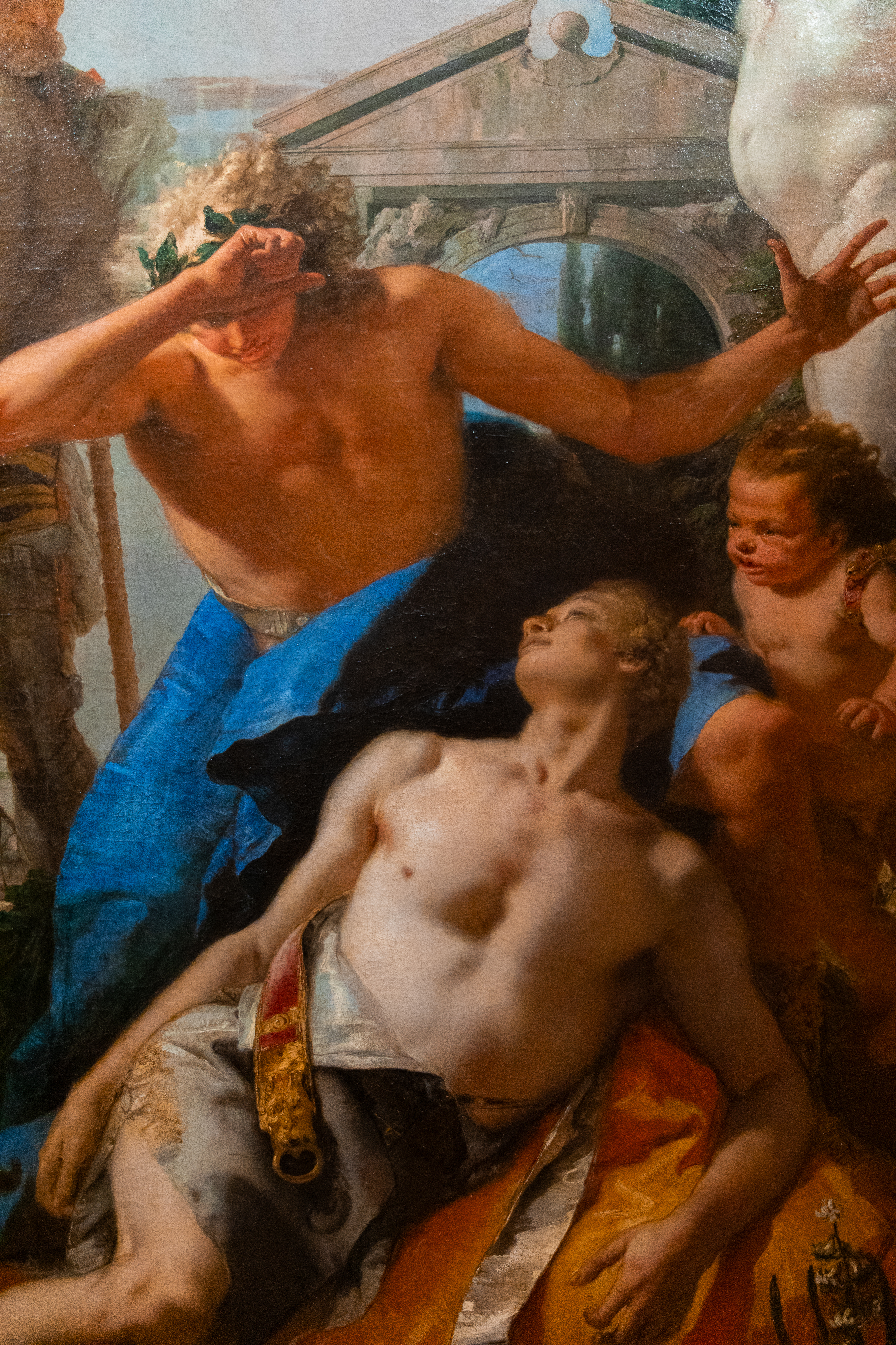 a painting of a man and a woman