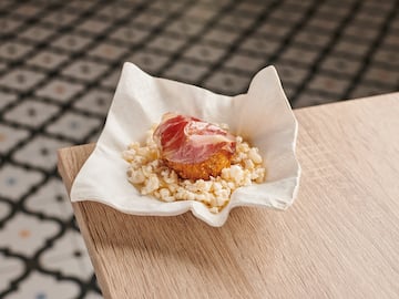 a plate of food on a table