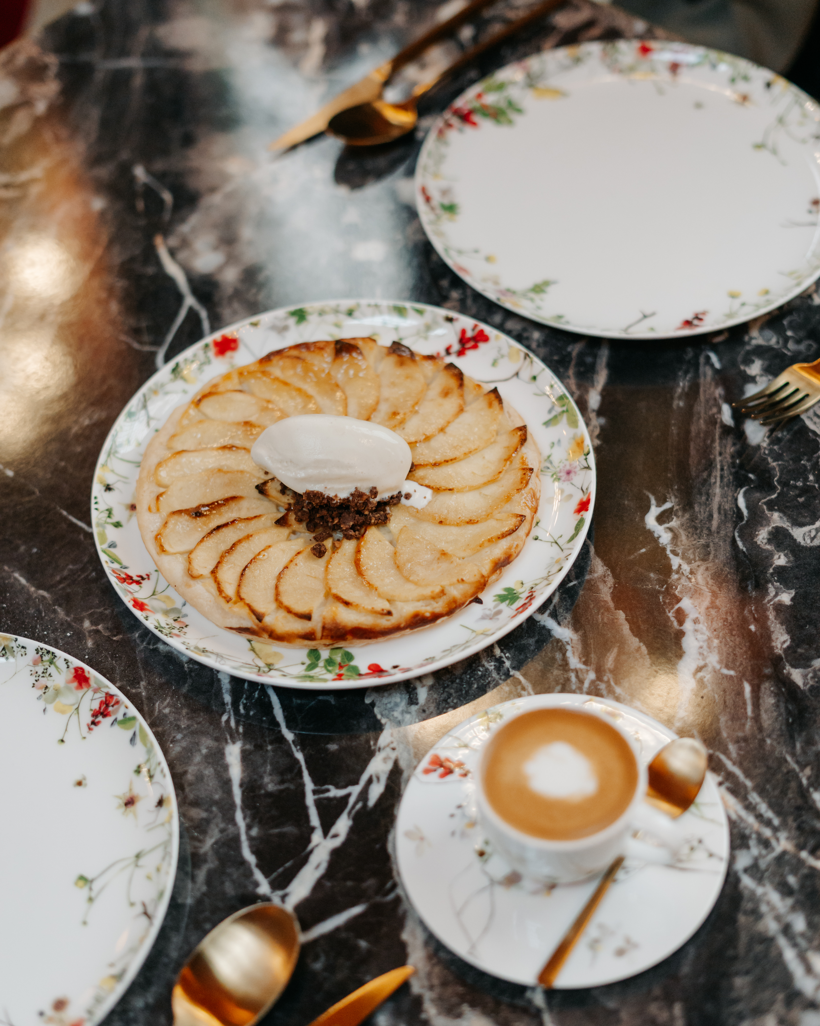a plate of food on a table