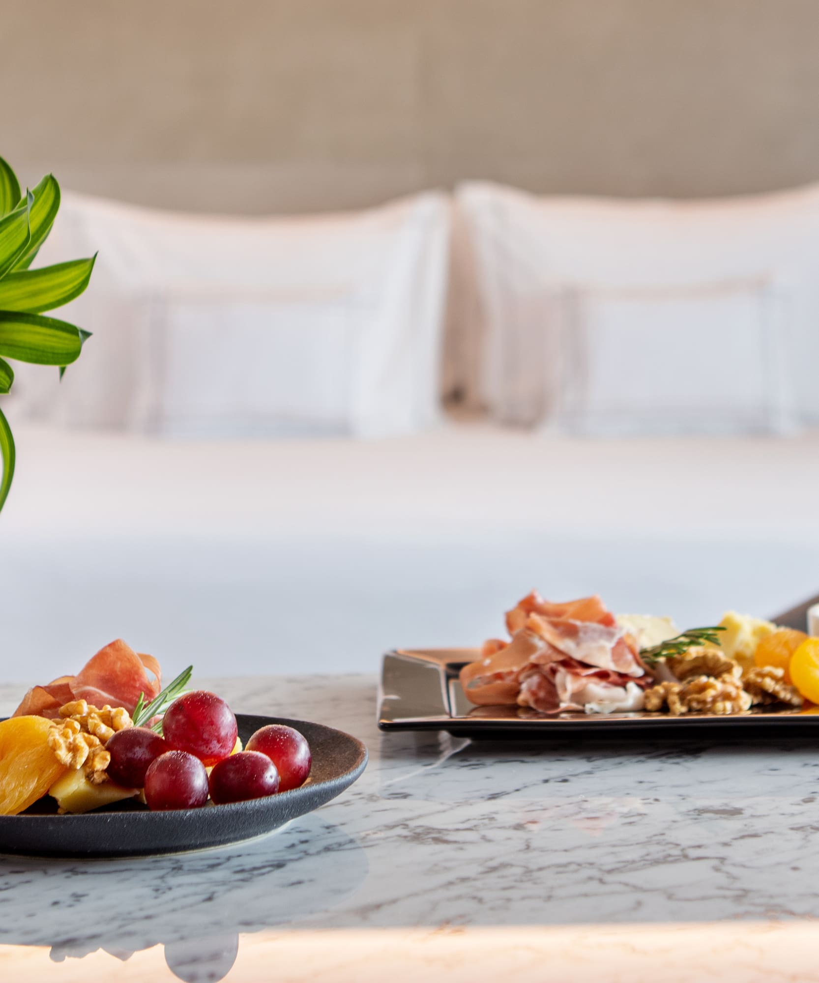 a plate of food on a table