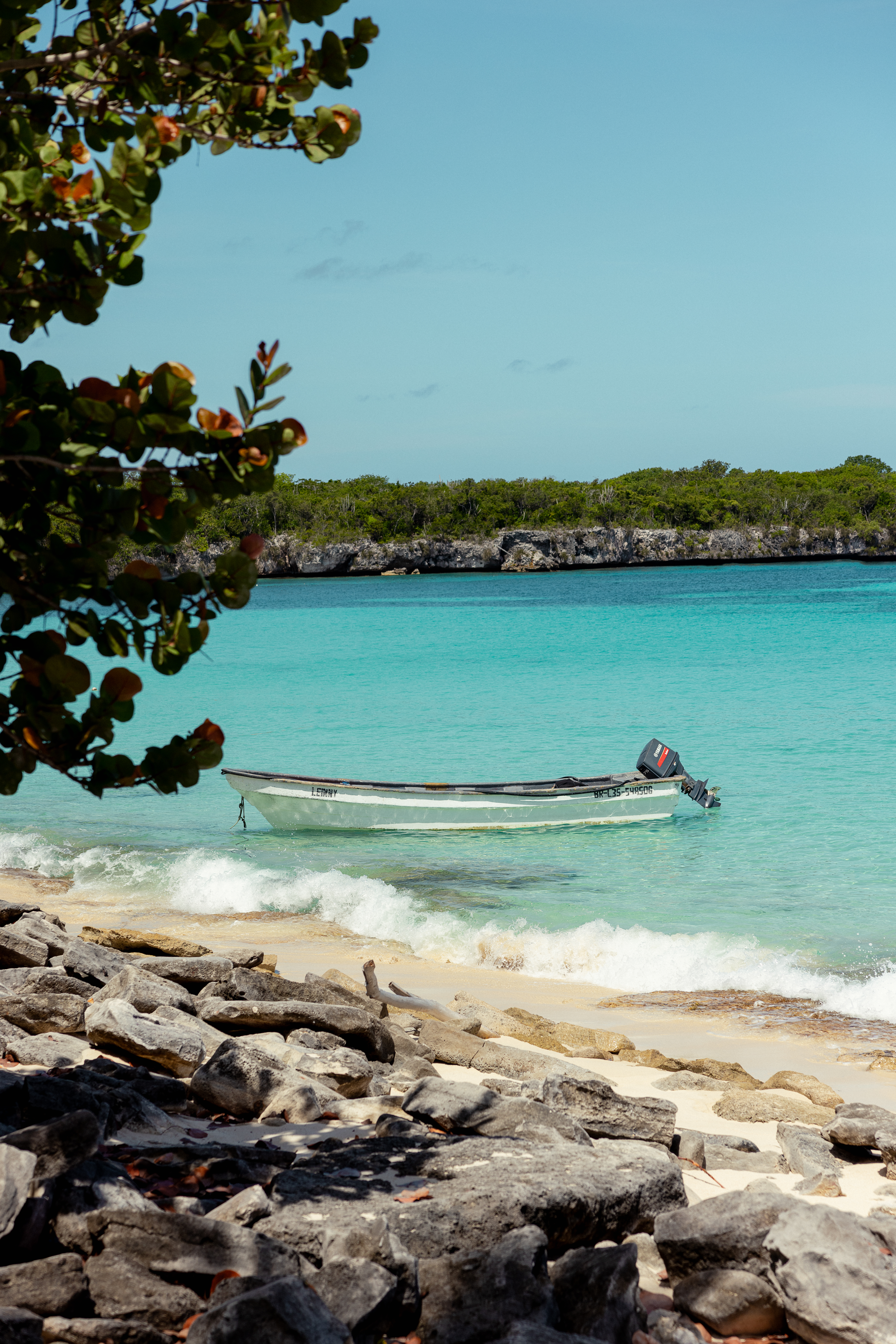 a boat in the water