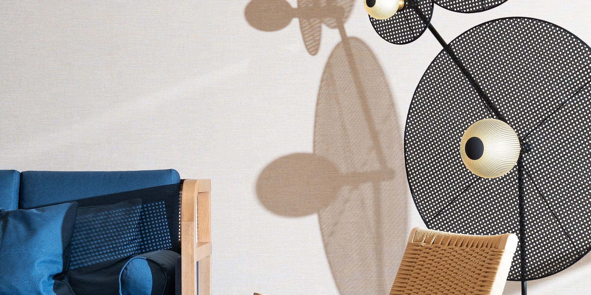 a chair and a couch in a room