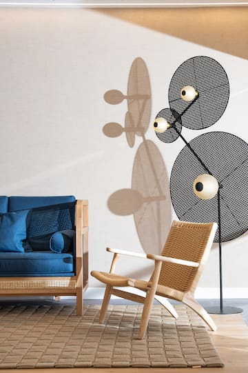 a chair and a couch in a room