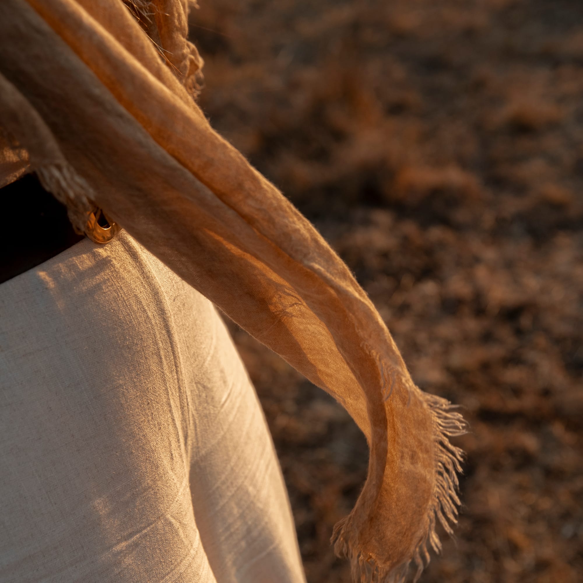 a close up of a scarf