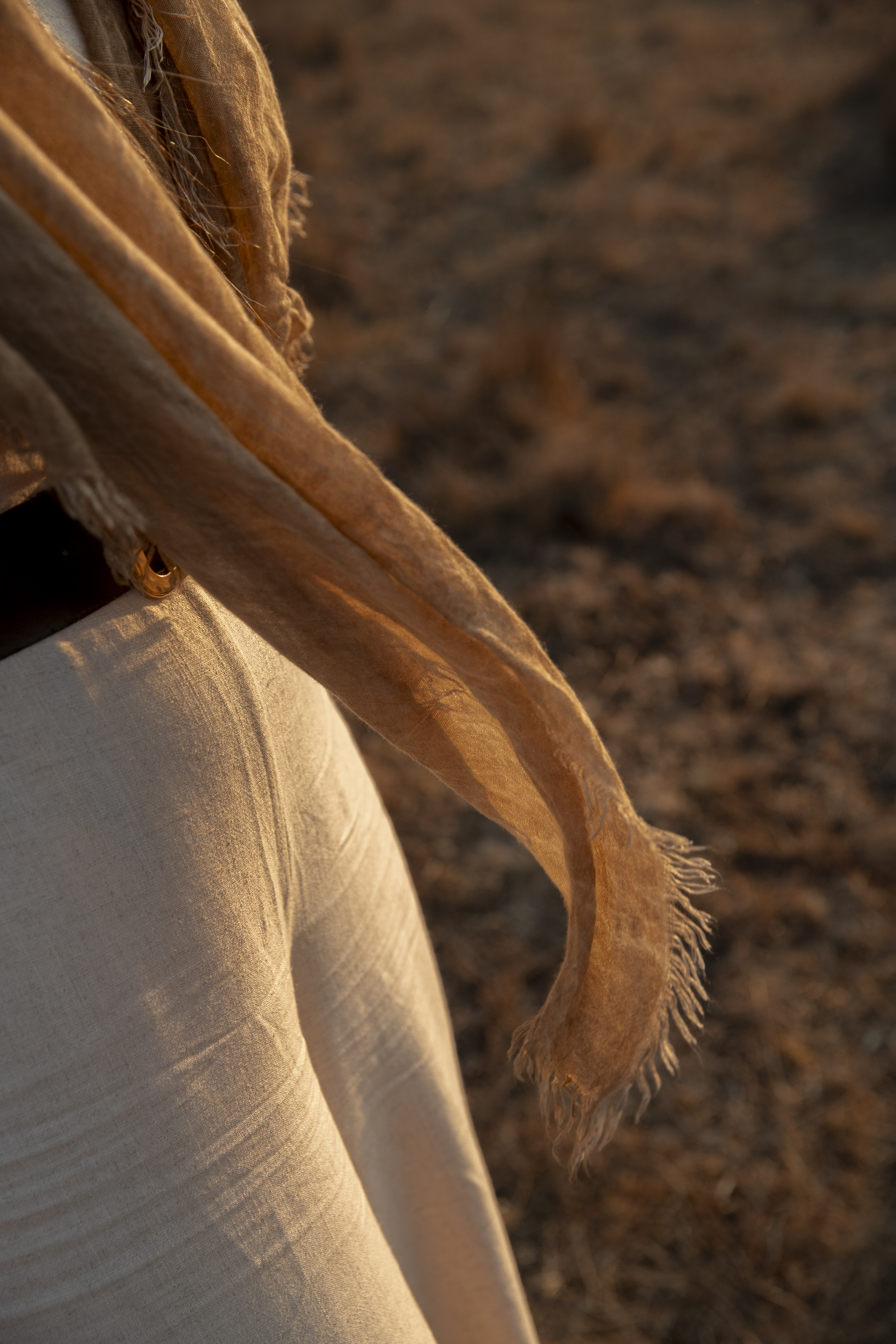 a close up of a scarf