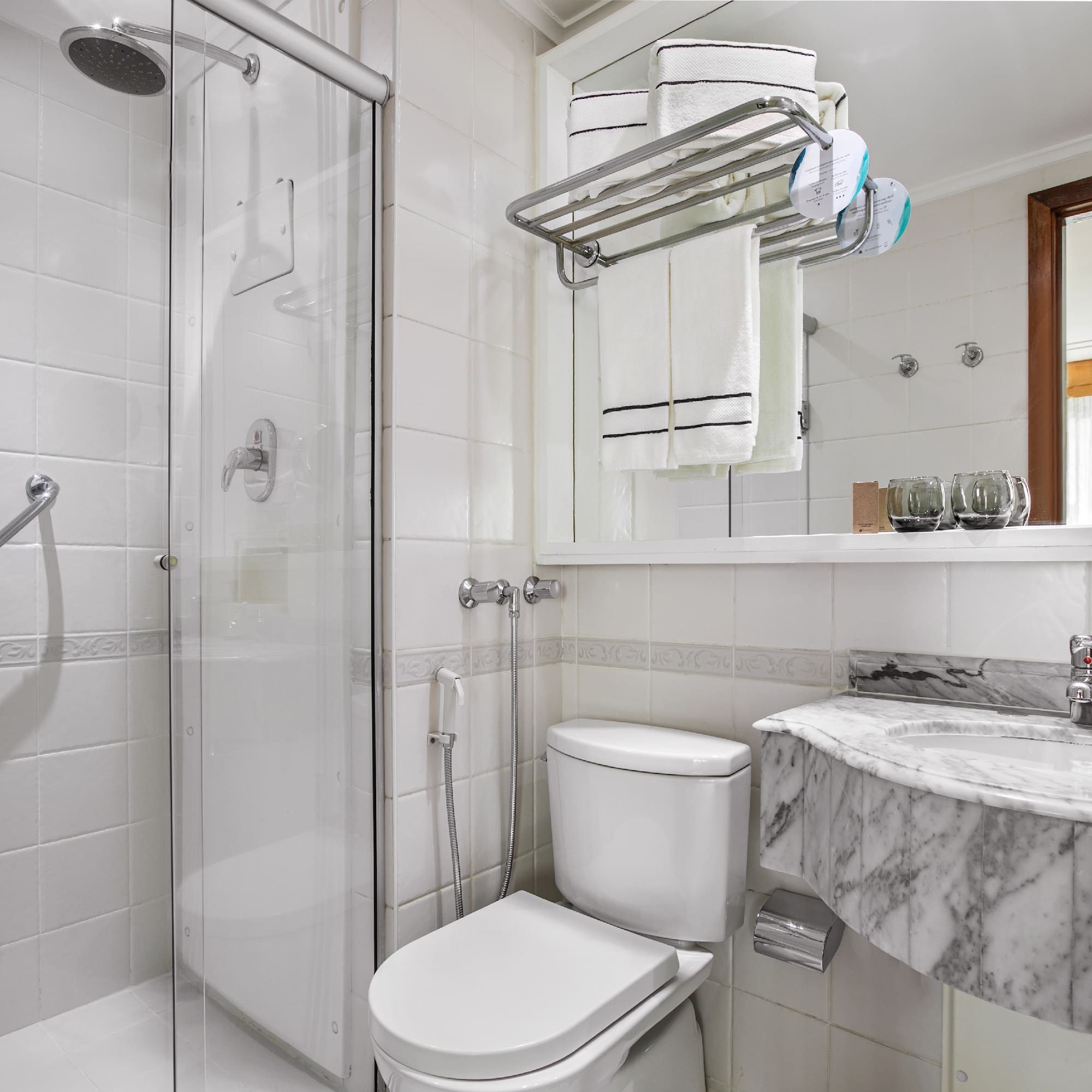 a bathroom with a sink and toilet