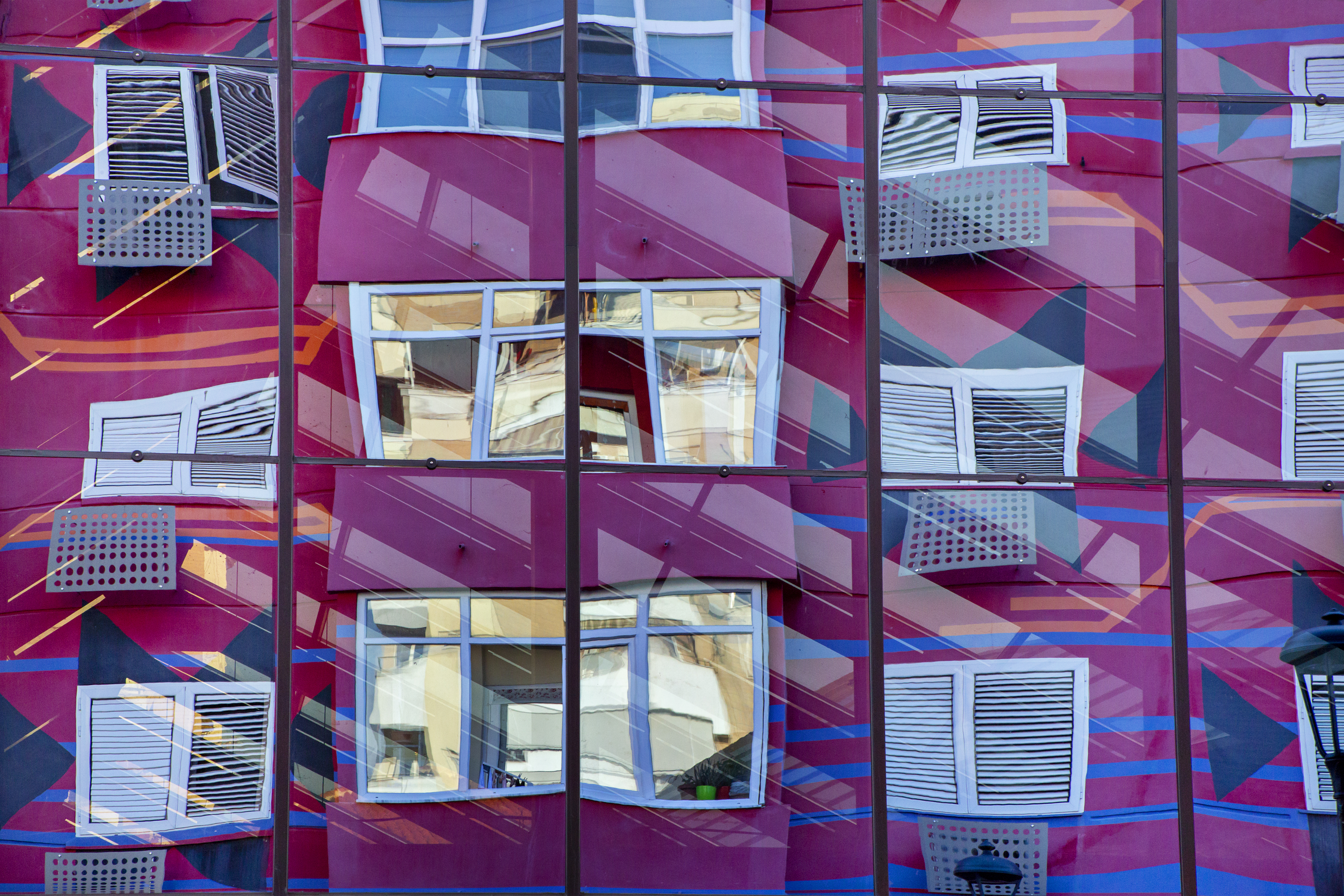 a building with windows