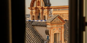 a building with a roof