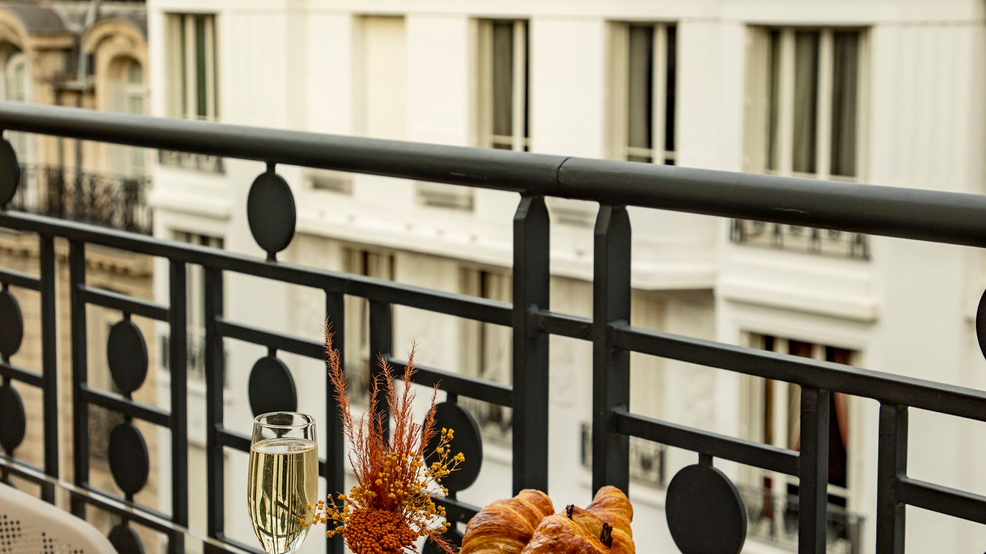a table with food and drinks on it