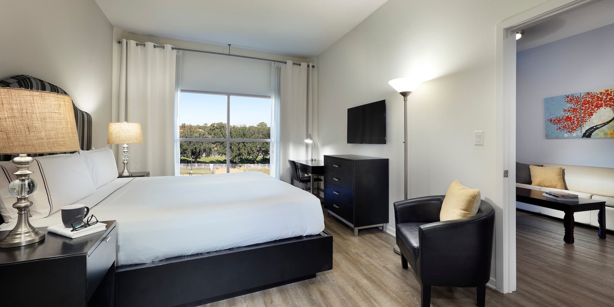 One Bedroom Suite King Size bed at Melia Orlando Celebration