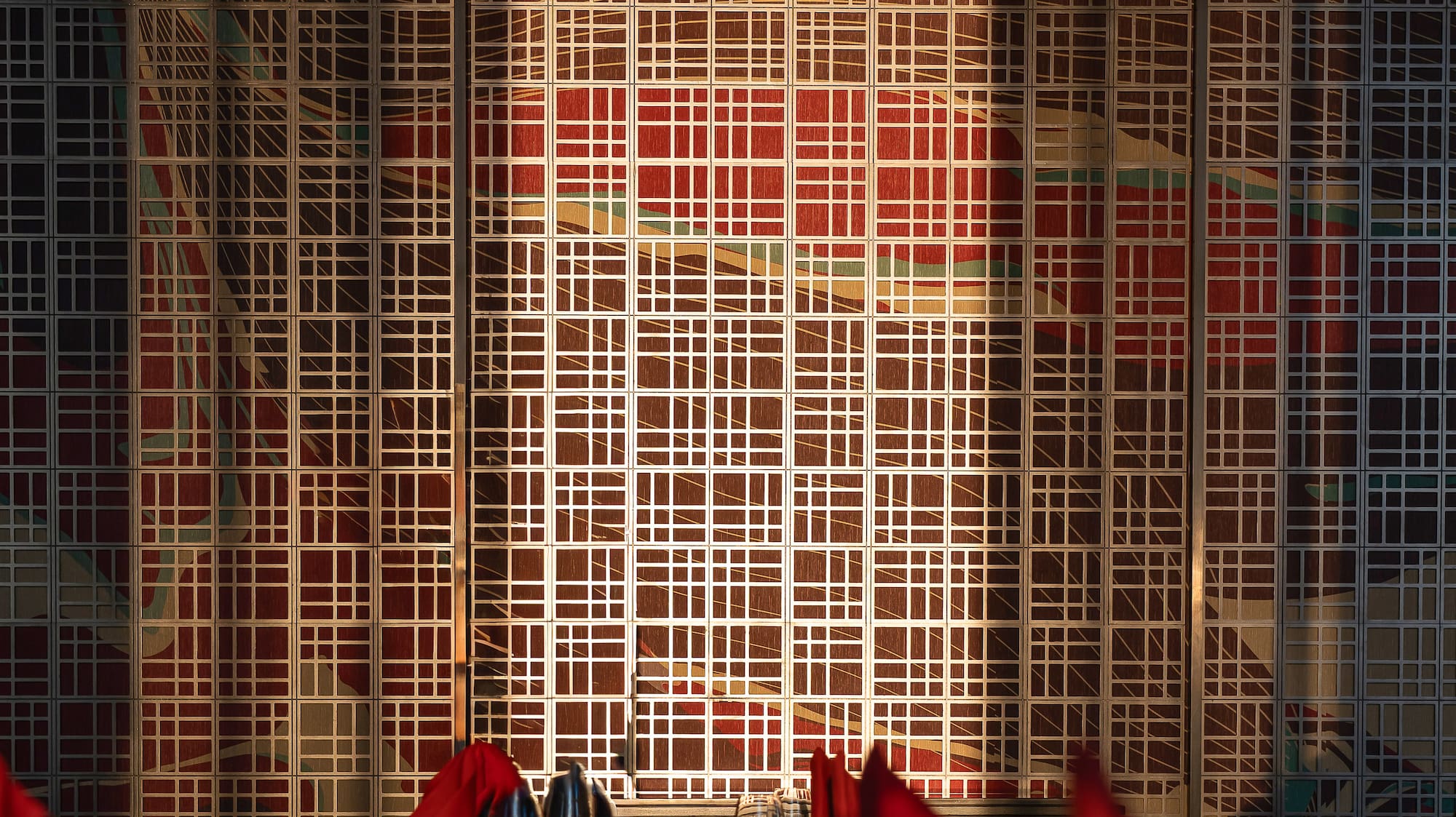 a table set for a dinner