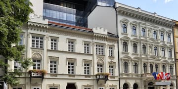 a building with a glass roof