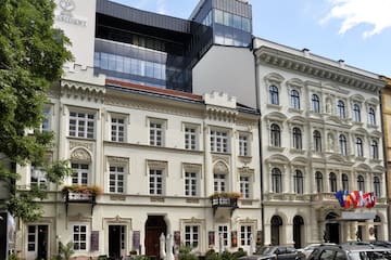 a building with a glass roof