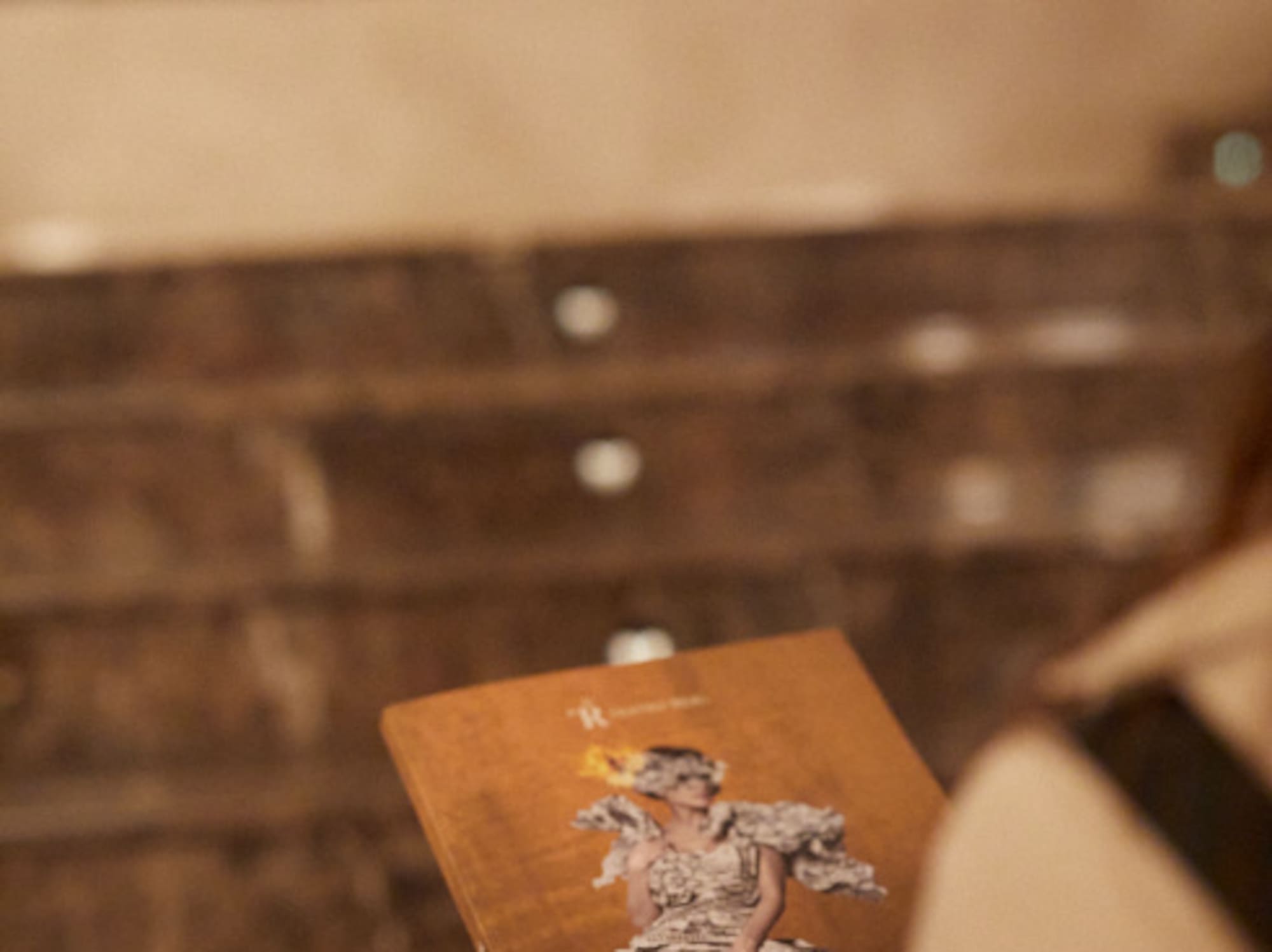 a person holding a book