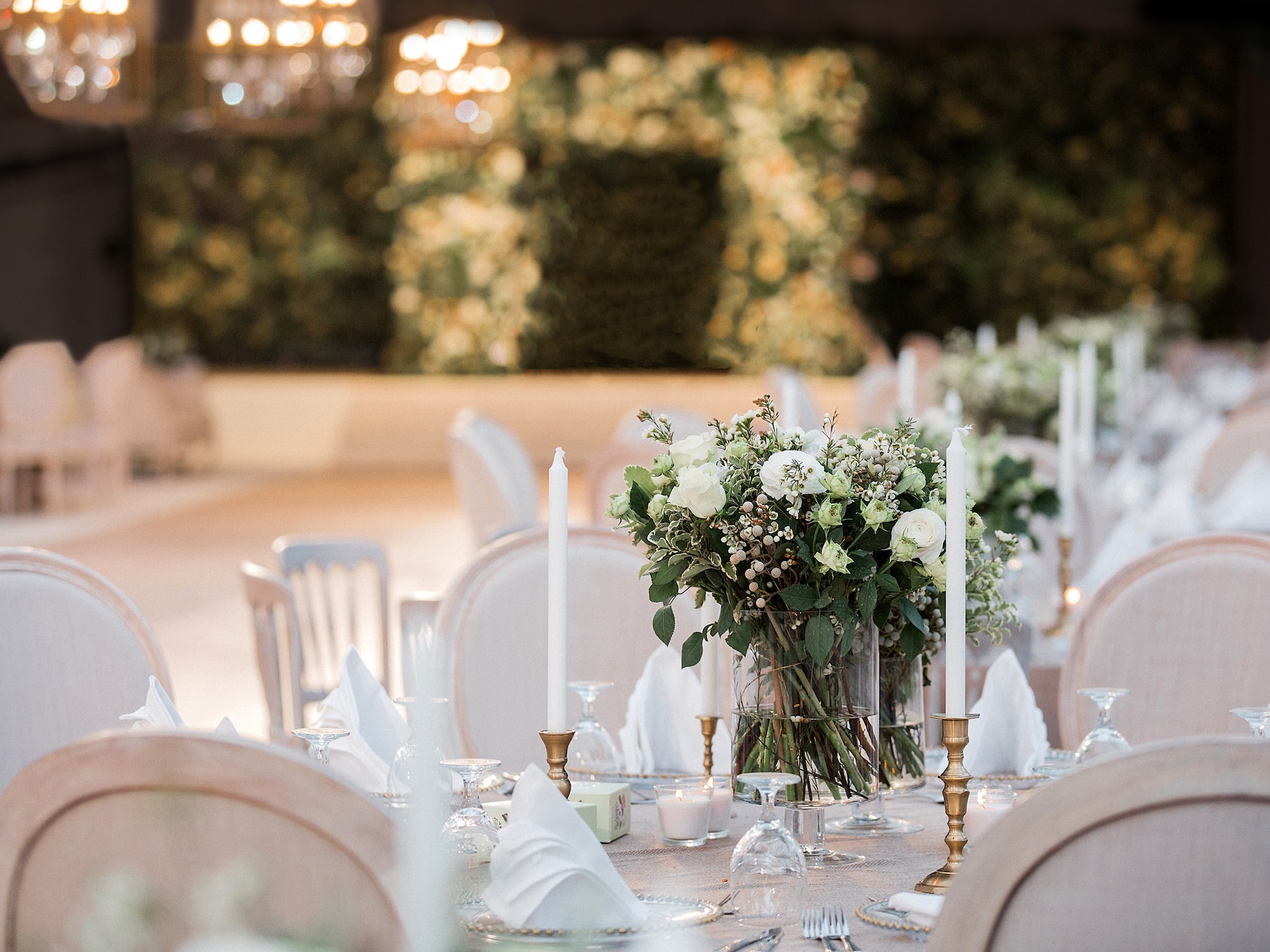 a table set for a party