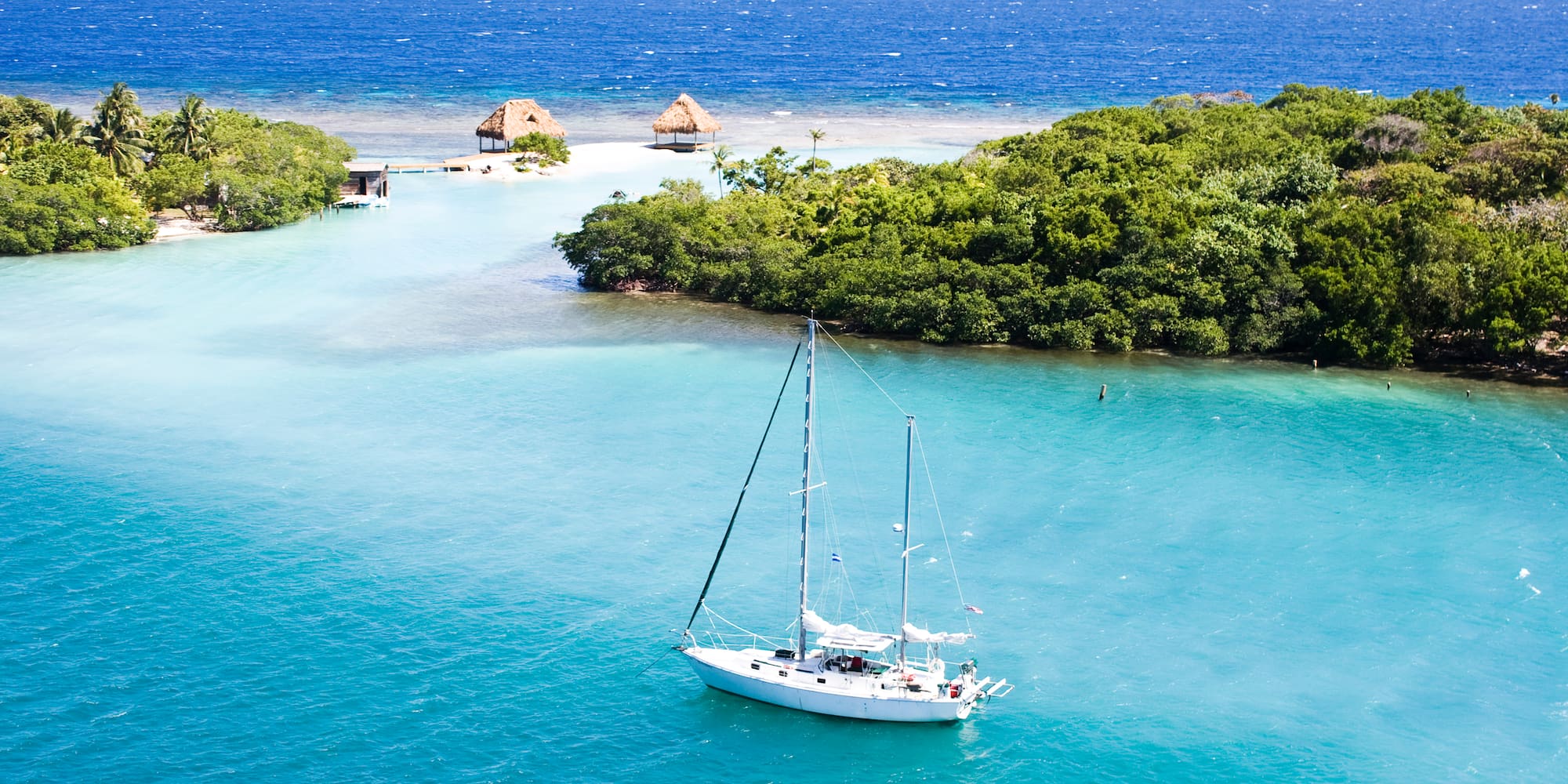 a sailboat in the water