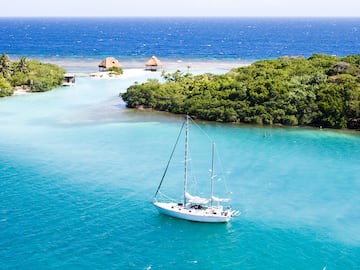 a sailboat in the water