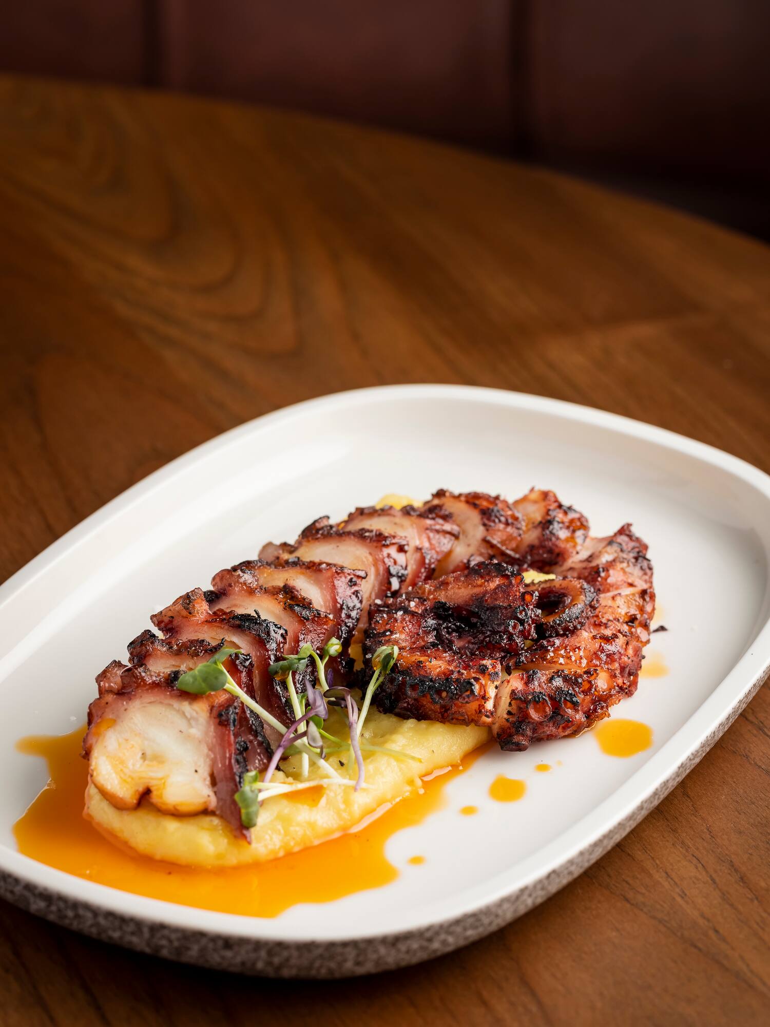 a plate of food on a table