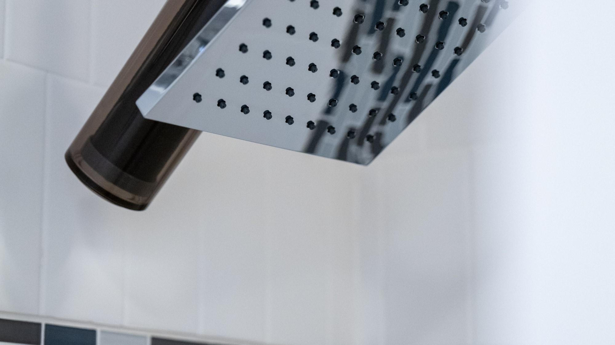 a shower head with a shower head