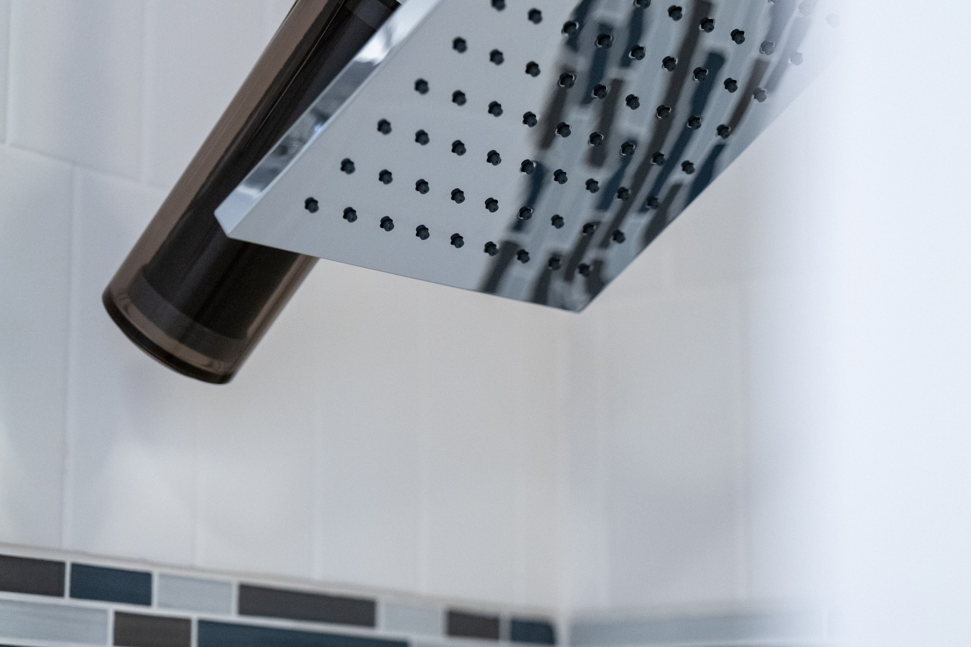 a shower head with a shower head