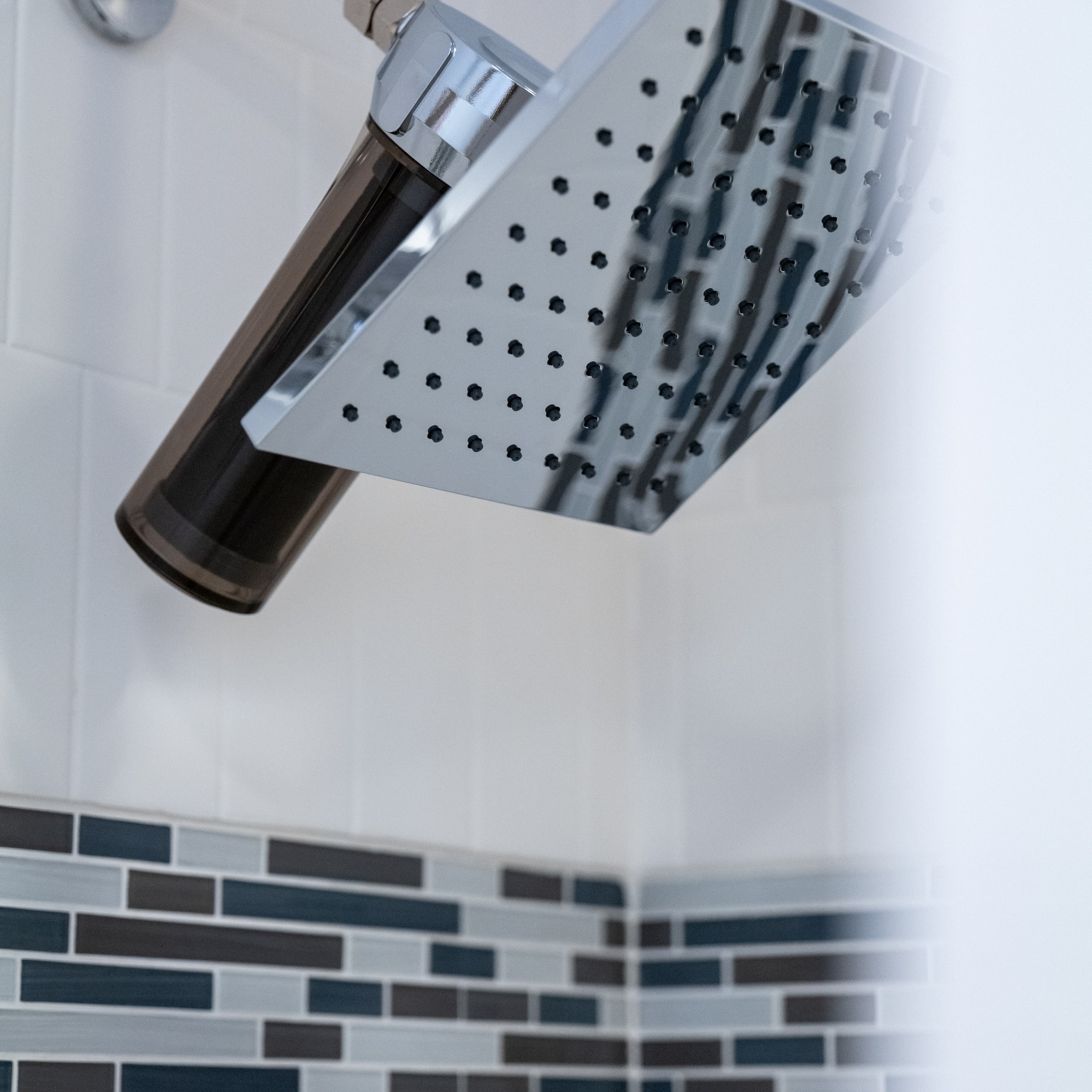 a shower head with a shower head