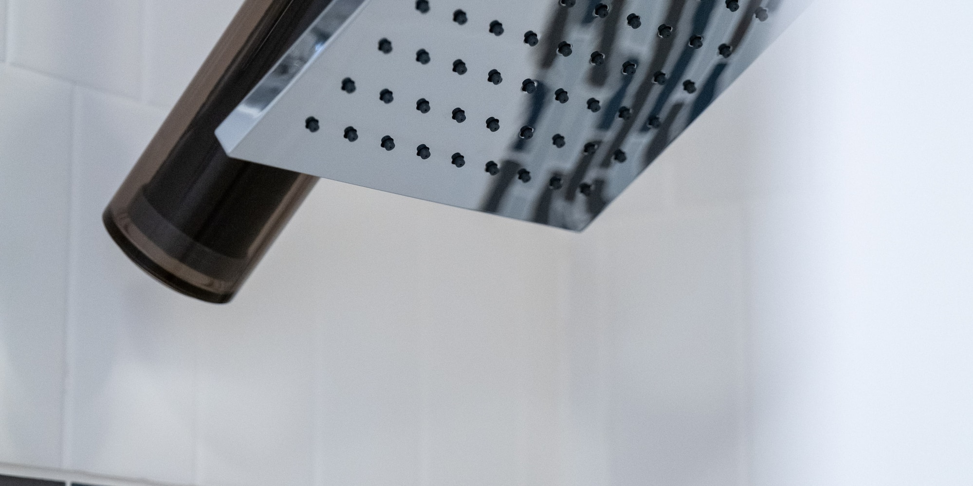 a shower head with a shower head