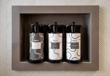 a group of bottles in a box