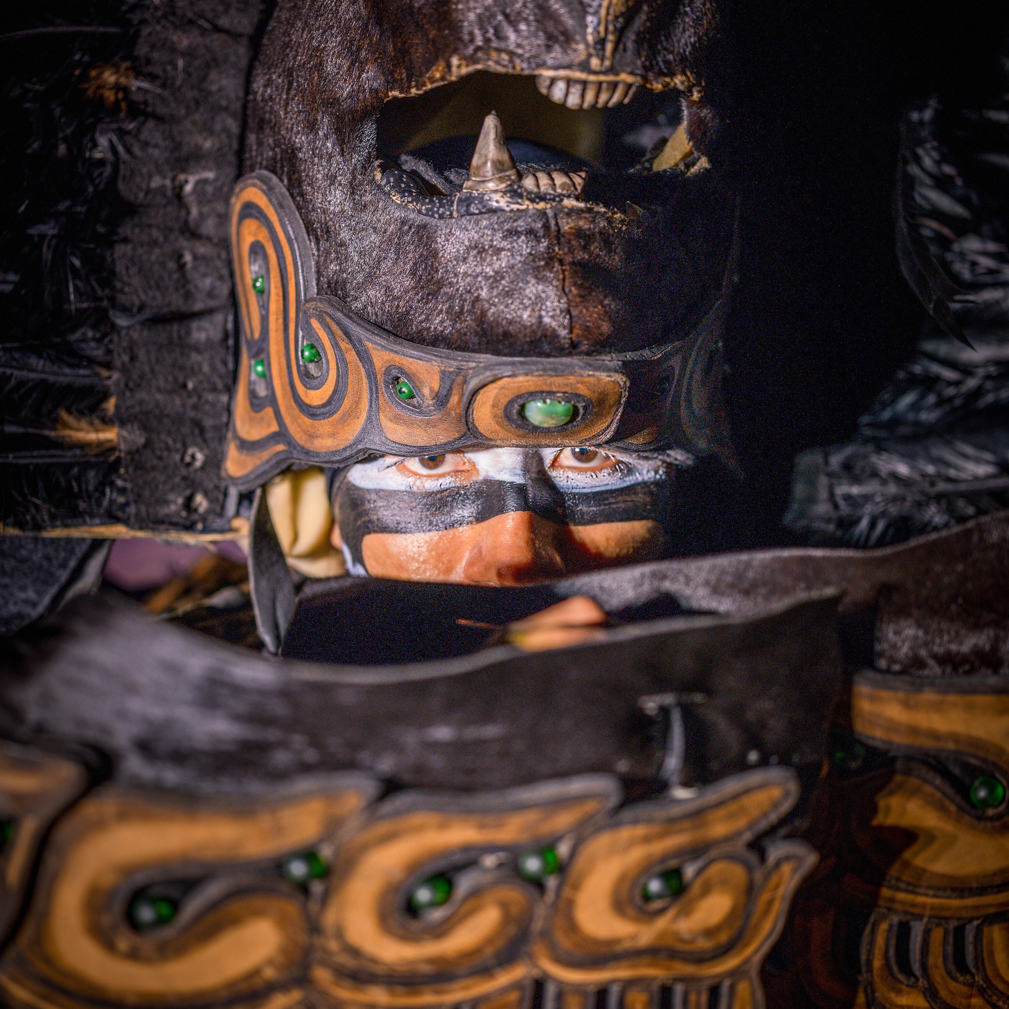 a person wearing a garment