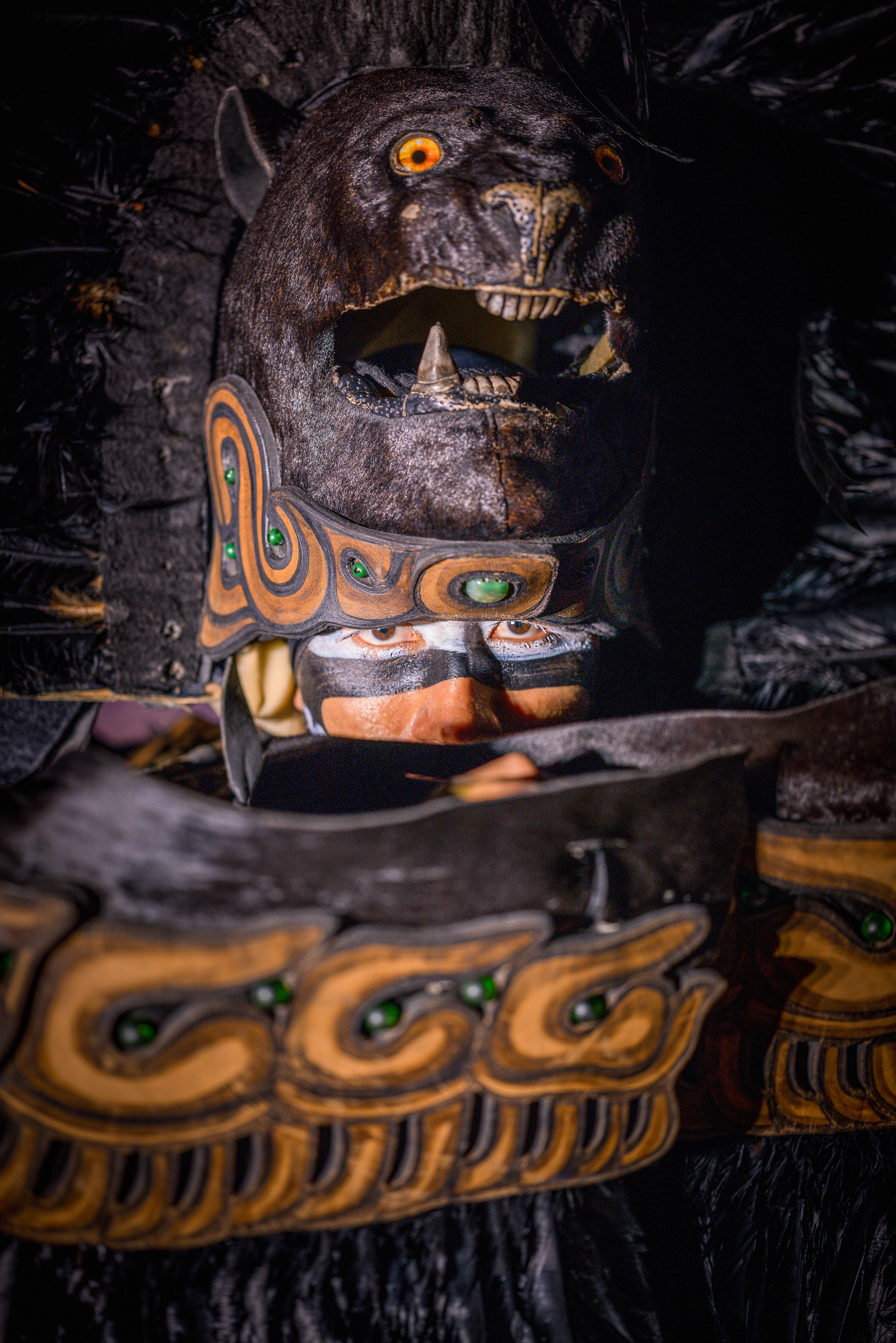 a person wearing a garment