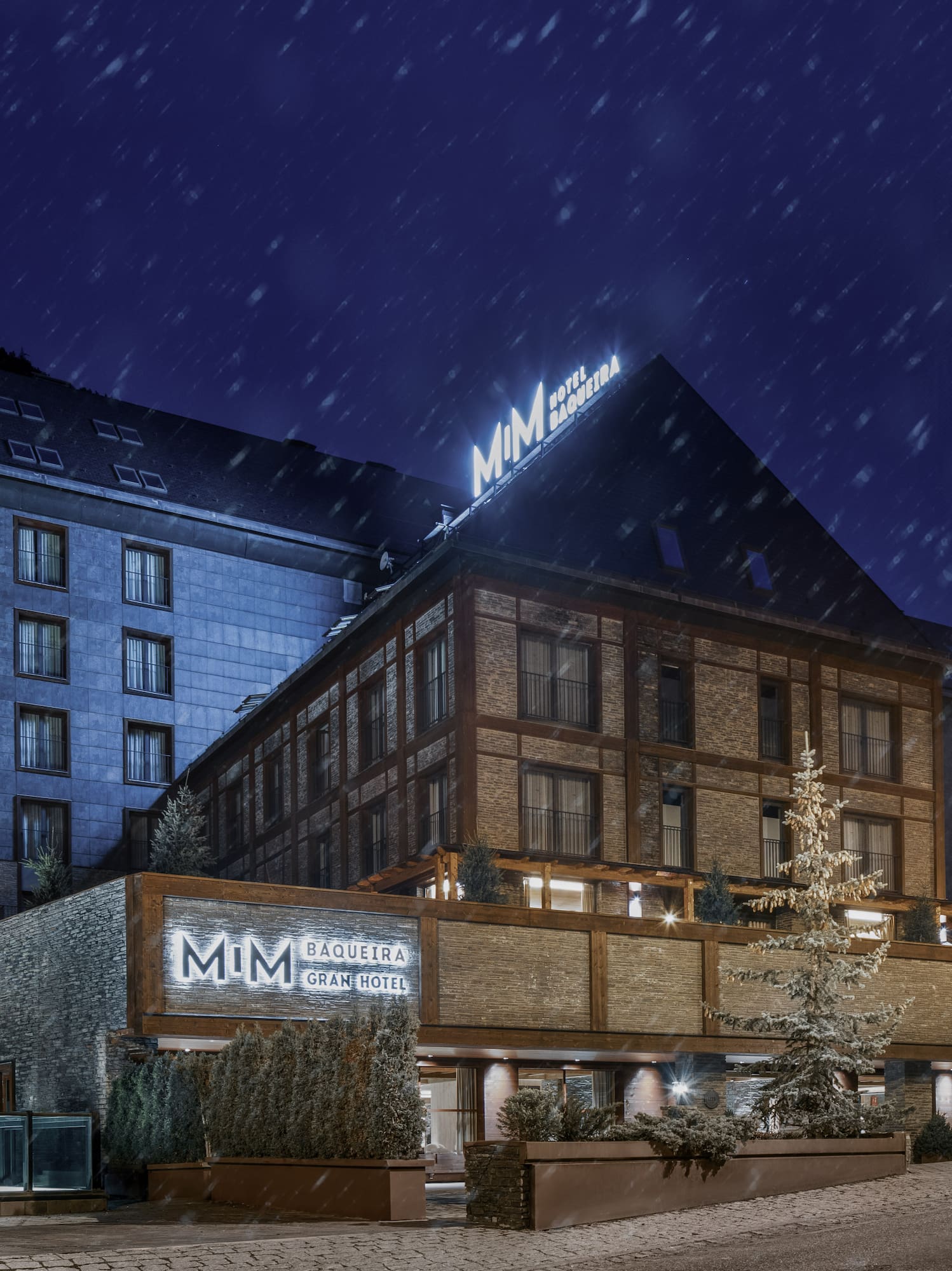 a building with a sign on the front