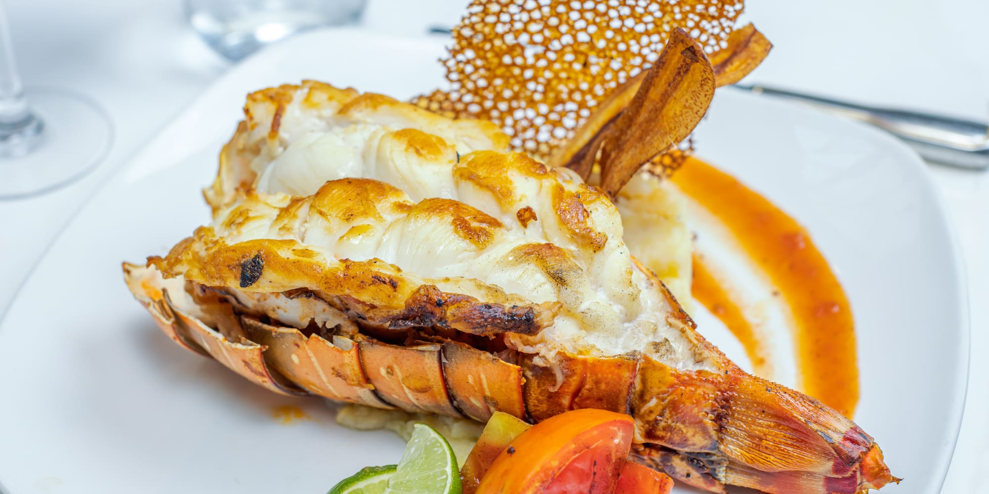 a plate of food on a table