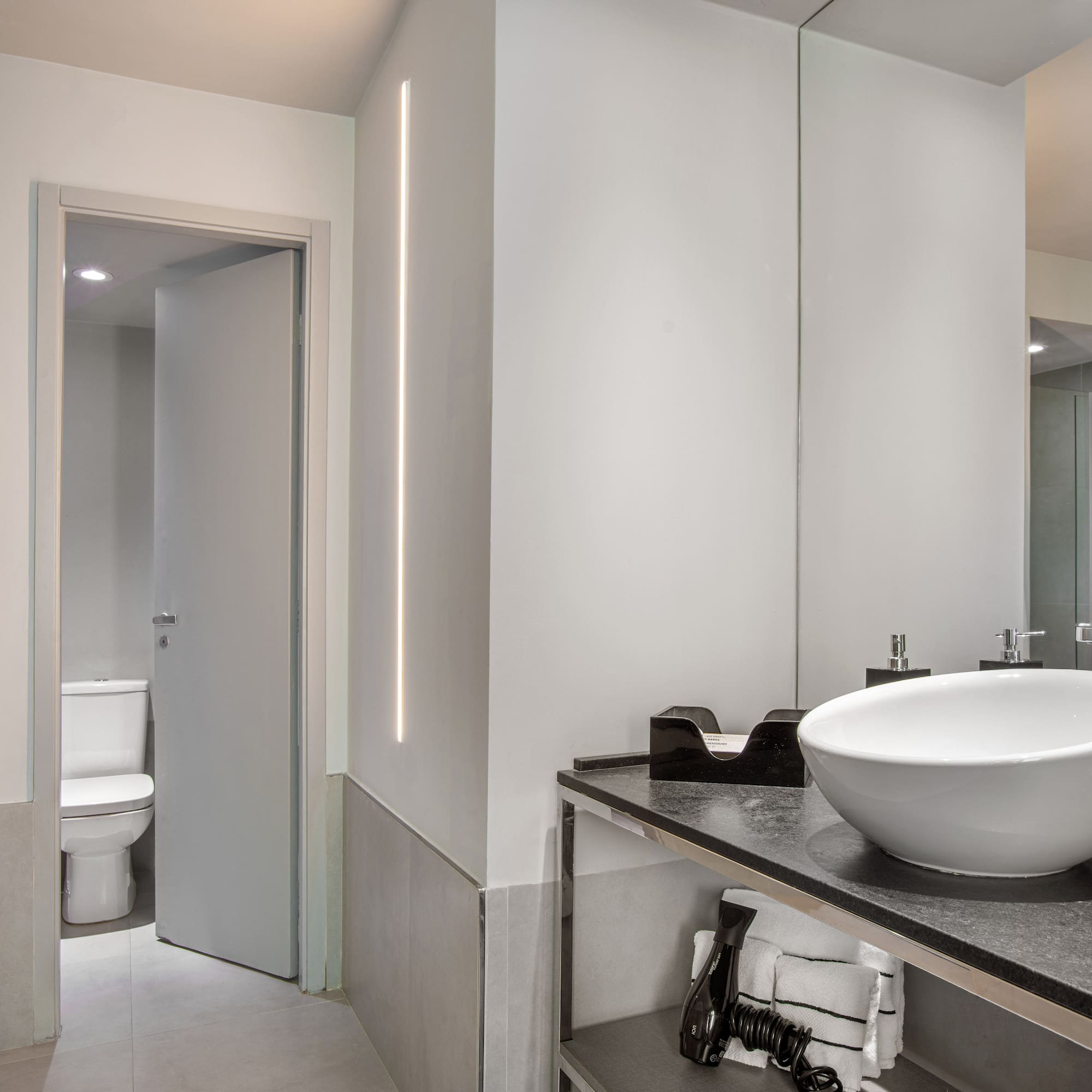 a bathroom with a sink and a toilet