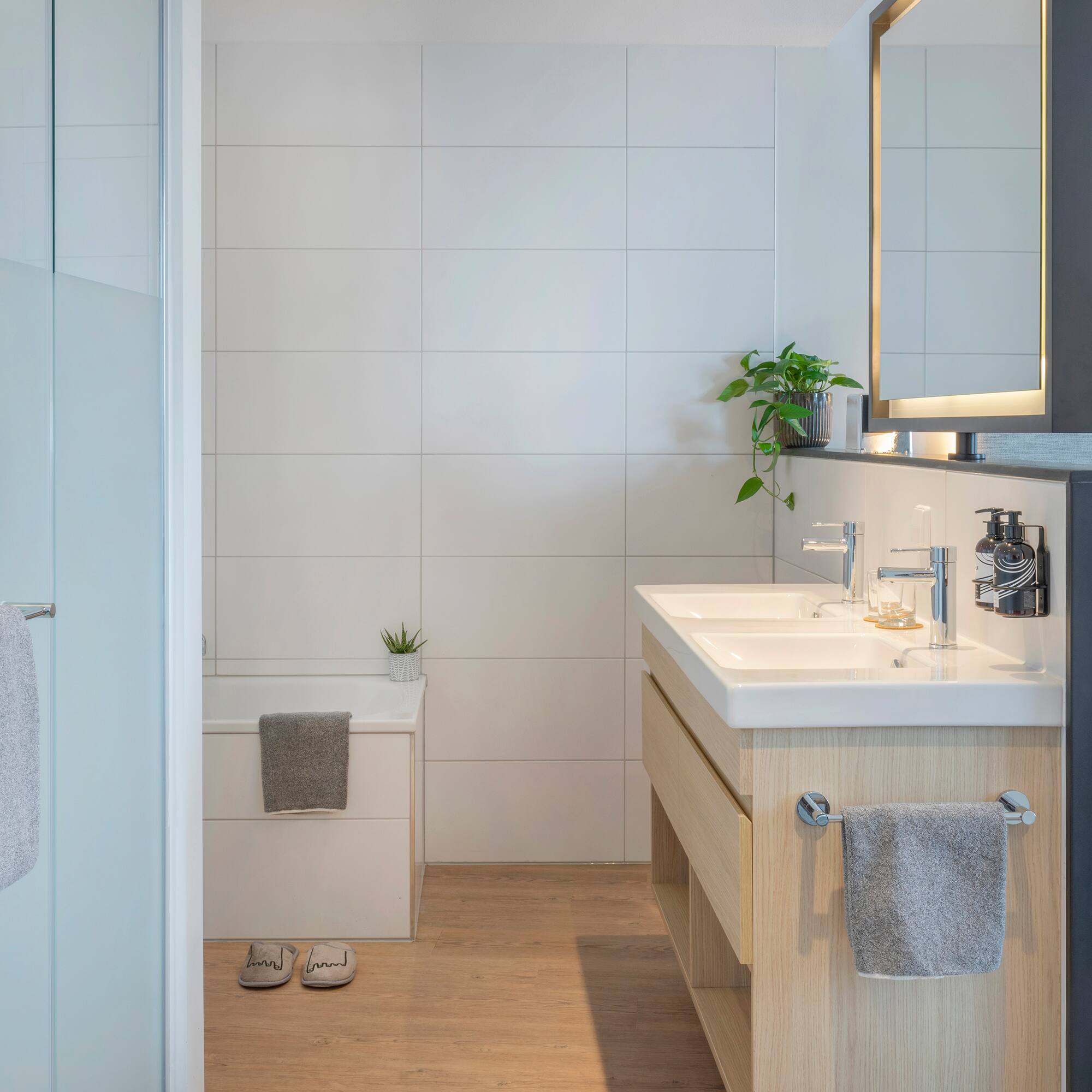 a bathroom with a sink and a bathtub