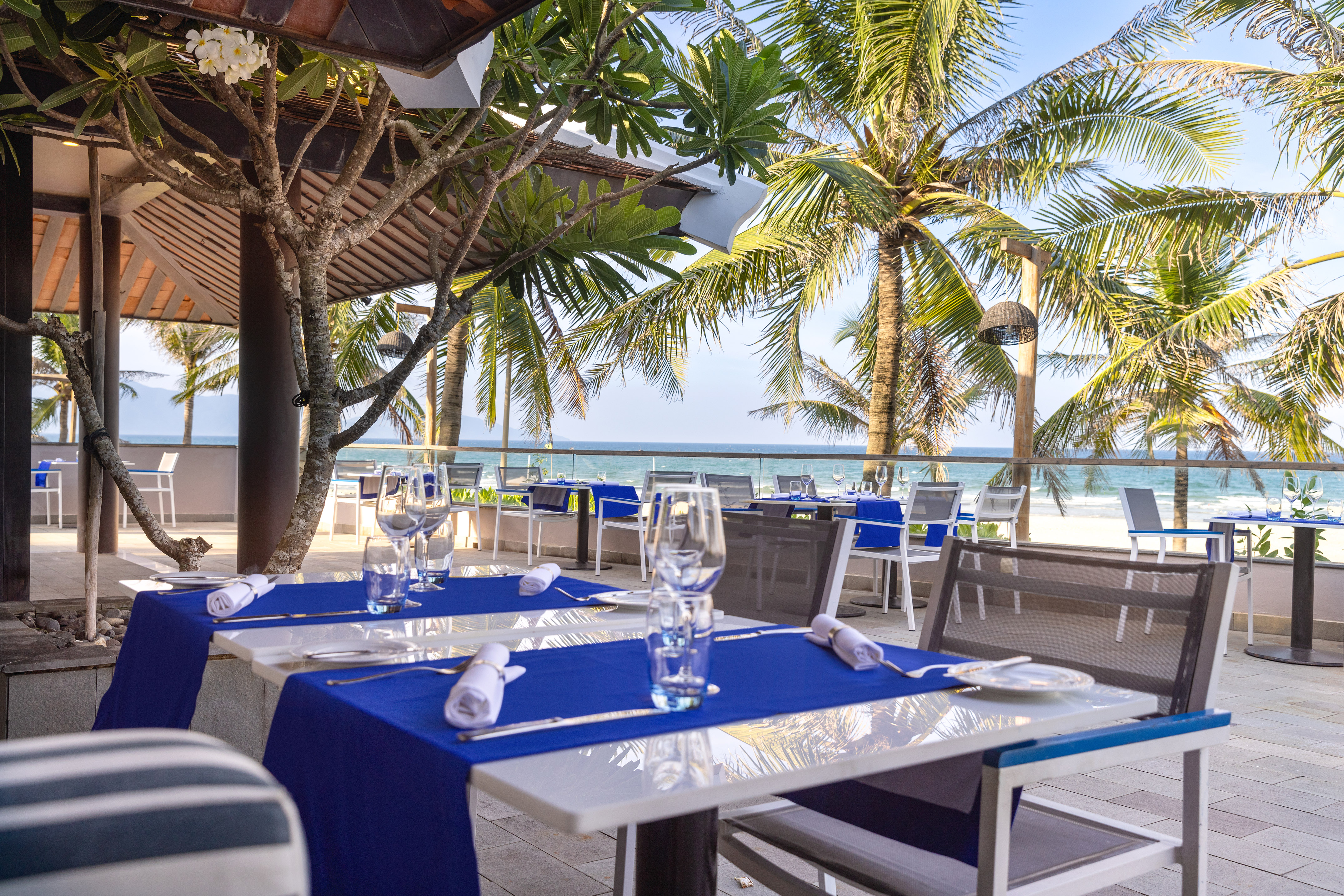 a table set up for a dinner party