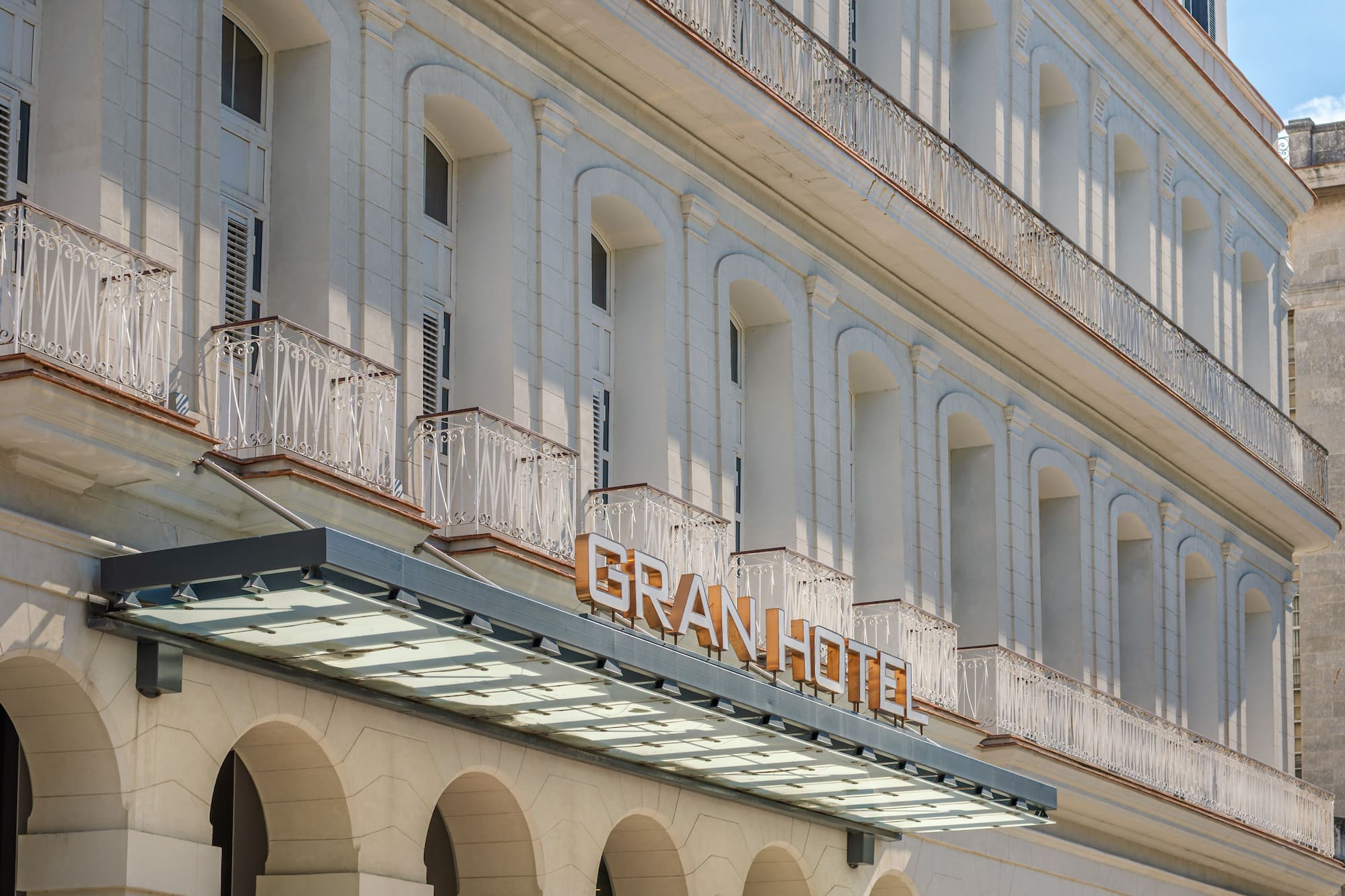 a building with a sign on it