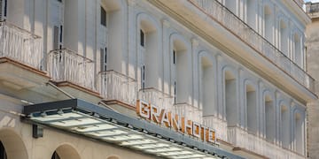 a building with a sign on it